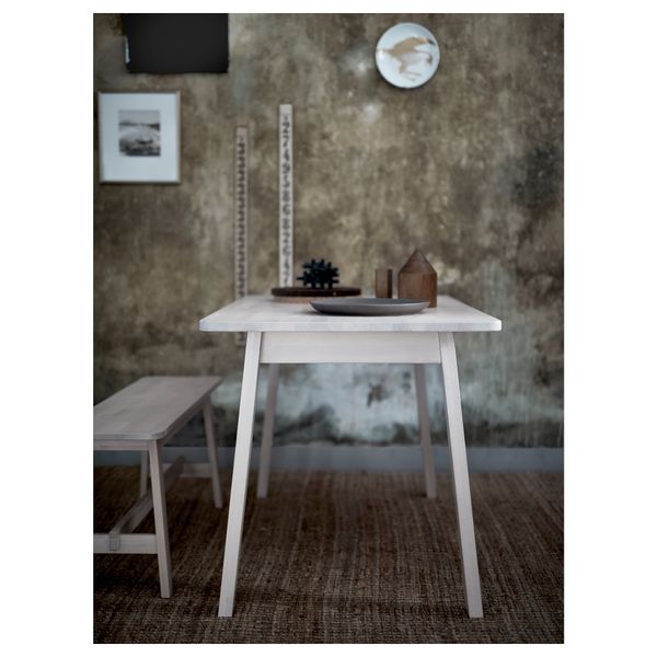 Стол НОРРОКЕР, белый береза (125x74 см) - фото 5