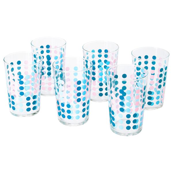 Стакан, с рисунком 42 сл IKEA VECKAD ВЕККАД 004.237.40 - фото 1