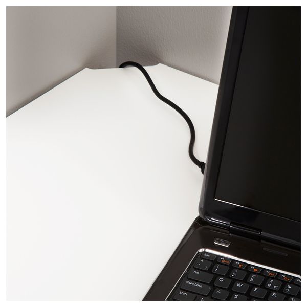 Угловая столешница ЛИННМОН, белый (120x120 см) - фото 4