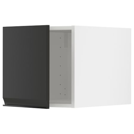 Верхний шкаф, белый, Upplöv матовый антрацит, 40x40 см IKEA METOD МЕТОД 794.937.49