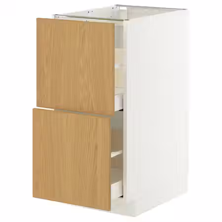 METOD / MAXIMERA Напольный шкаф 2фасада/2выс ящика