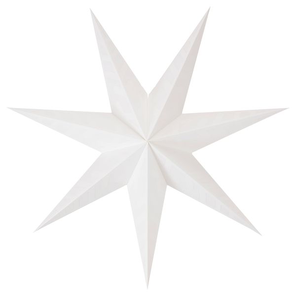 Абажур СТРОЛА, снежинка, белый (70 см) - схема-чертеж с размерами