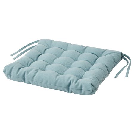 Подушка на стул, голубой 38x38x6.5 см IKEA VIPPÄRT ВИППЭРТ 404.956.45