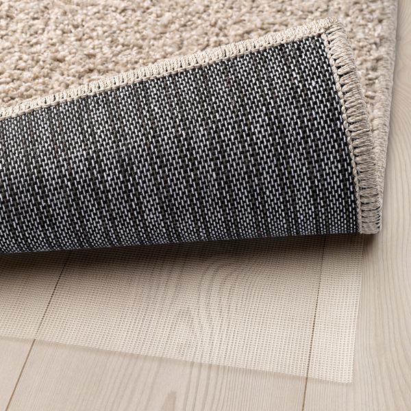 Ковер, длинный ворс, светло-бежевый 170x230 см IKEA ALLERSLEV АЛЛЕРСЛЕВ 905.086.93 - фото 3