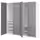 PAX / GULLABERG Гардероб, комбинация - белый/серый 200x60x201 см