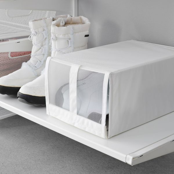 Настенная шина, полки/штанга, белый 132x41x199 см IKEA АЛЬГОТ 392.761.73 - фото 3