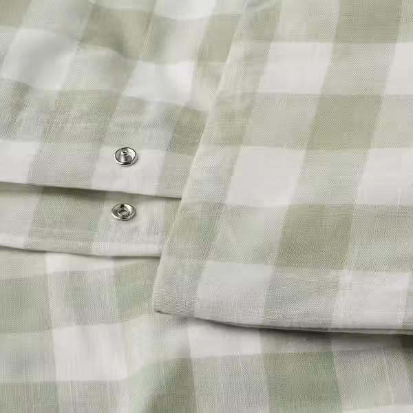 EKTANDVINGE ЭКТАНДВИНГЕ Пододеяльник и 2 наволочки - фото 4