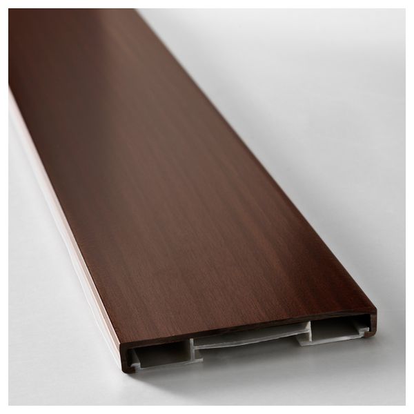 Цоколь ЭДСЕРУМ, под дерево коричневый (220x8 см) - фото 2