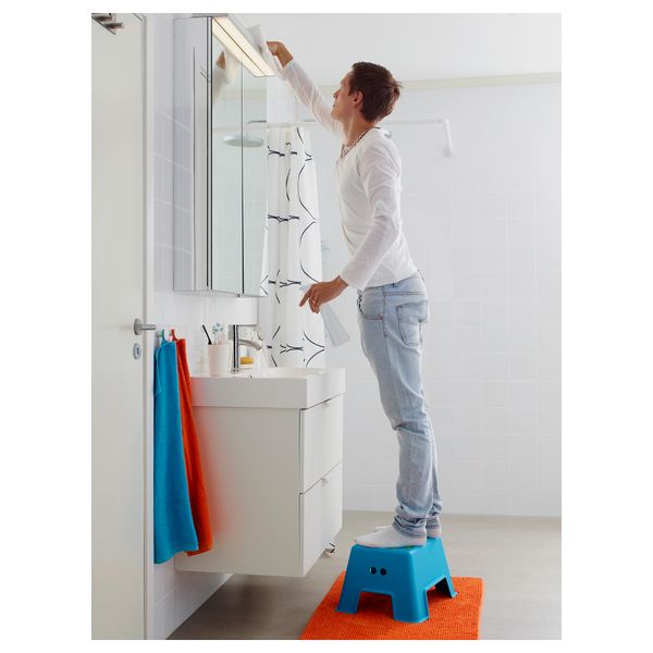 Табурет-лестница БОЛЬМЕН, синий - схема-чертеж с размерами