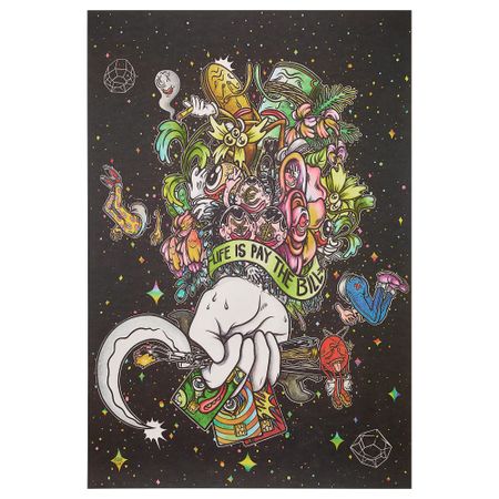 Постер ИКЕА АРТ-ИВЕНТ 2017, Life is pay the bill (61x91 см)