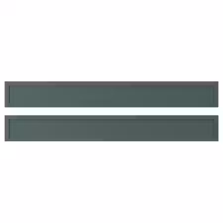 ASPUDDEN Фронтальная панель ящика - темный серо-зеленый 80x10 см