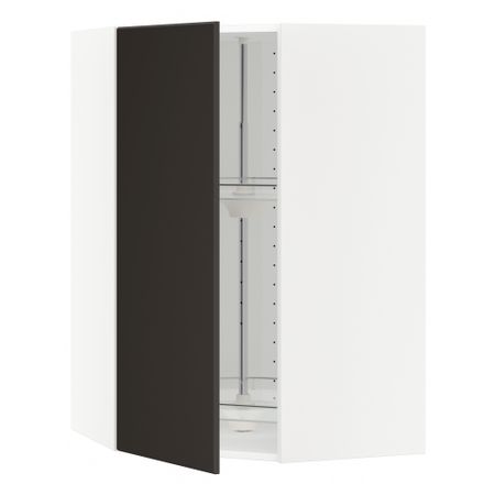 Угловой навесного шкаф с вращающейся секцией, 68x100 cm IKEA METOD МЕТОД 492.118.31