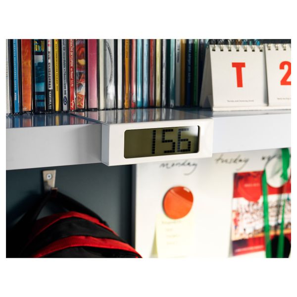 Будильник, белый IKEA ВИКИС 903.352.49 - схема-чертеж с размерами