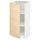Напольный шкаф с полками, белый/Аскерсунд под светлый ясень 40x37 см IKEA METOD МЕТОД 992.185.28