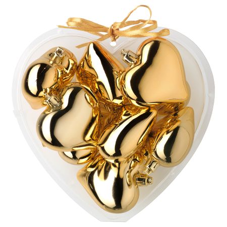 Украшение подвесное ВИНТЕР 2015, сердце золотой