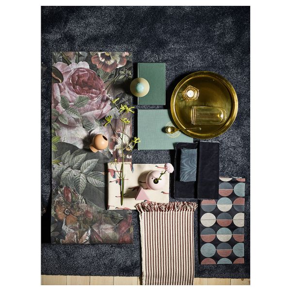 Чехол на подушку, синий-розовый 50x50 см IKEA ОТТИЛЬ 403.623.82 - фото 4