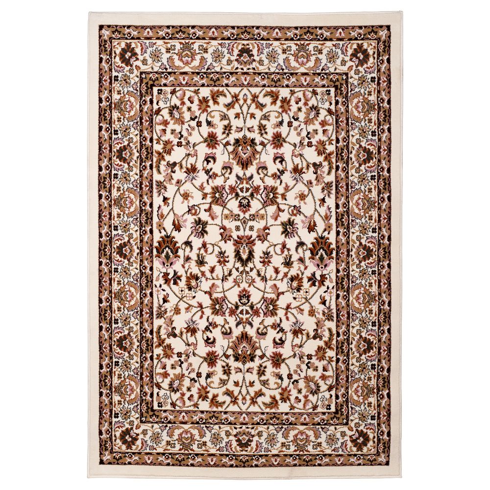 Ковер, короткий ворс ВАЛЛОБИ, бежевый, красный - фото 1