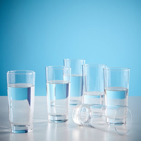 Стакан, прозрачное стекло 40 сл IKEA GODIS ГУДИС 303.723.29 - схема-чертеж с размерами