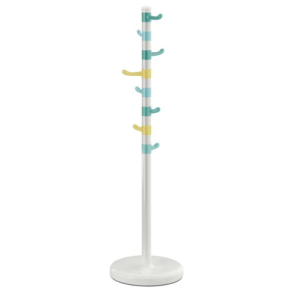 Вешалка для/одежды, белый/разноцветный 128 см IKEA KROKIG КРОКИГ 404.845.00 - фото 1