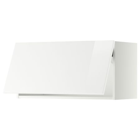 Горизонтальный навесной шкаф МЕТОД, белый, Рингульт белый
