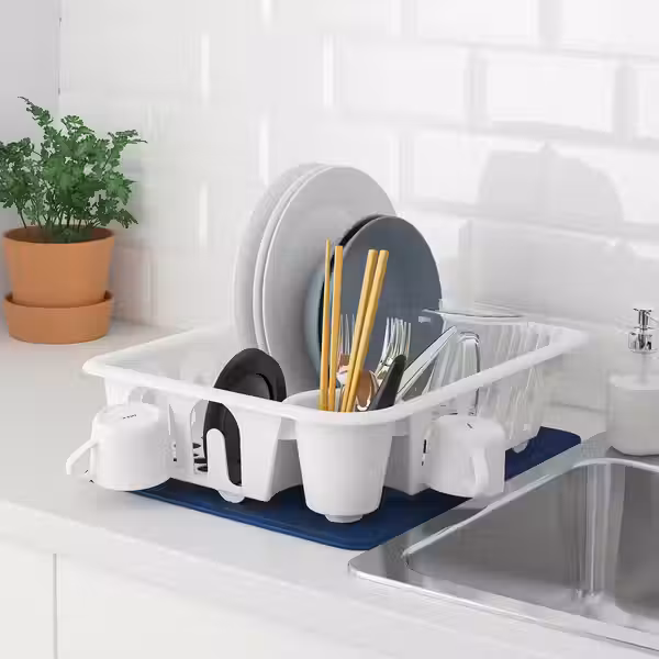 FLUNDRA Сушилка посудная - белый - фото 2