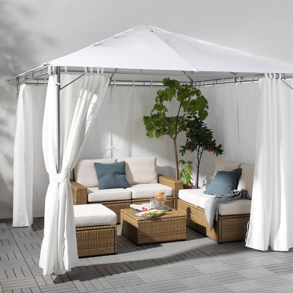 Павильон, белый 300x300 см IKEA КАРЛСЭ 004.114.74 - фото 3
