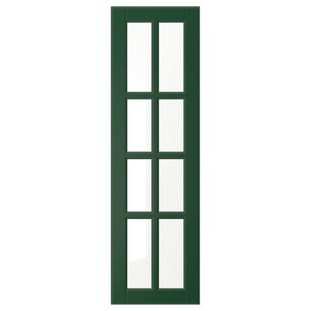 Стеклянная дверь, темно-зеленый 30x100 см IKEA BODBYN БУДБИН 704.446.59