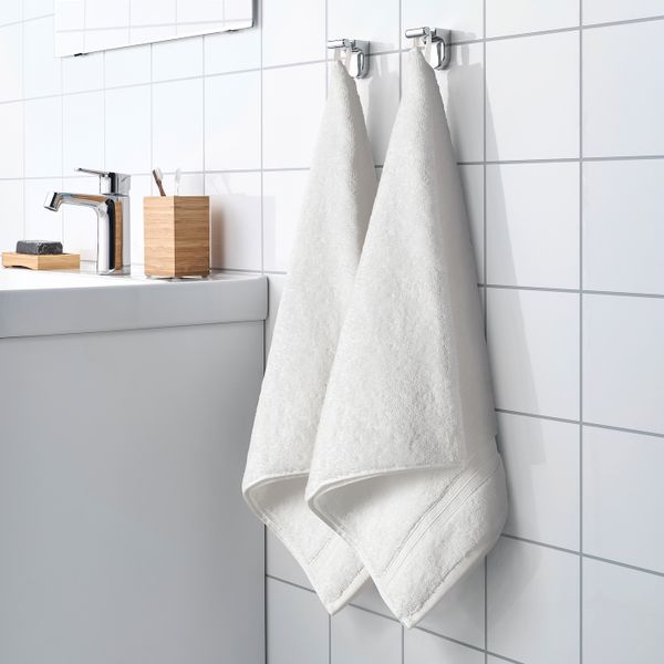 Полотенце, белый 50x100 см IKEA GIMSJÖN ГИМШЁН 204.985.55 - фото 2