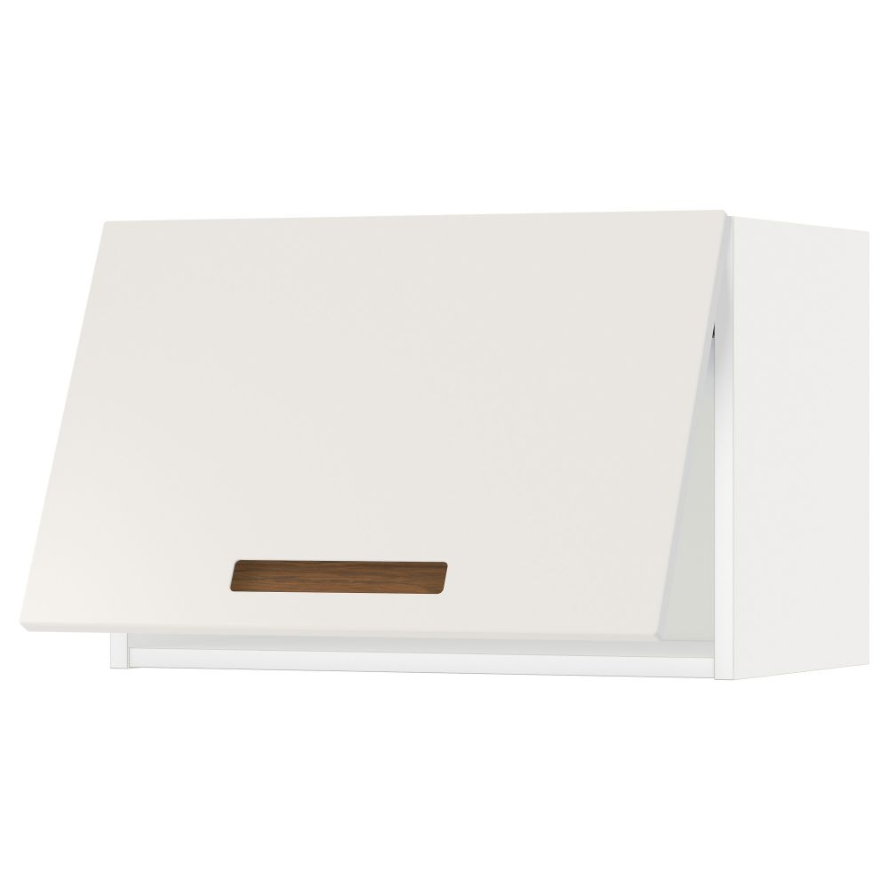 Горизонтальный навесной шкаф МЕТОД, белый, Мэрста белый - схема-чертеж с размерами