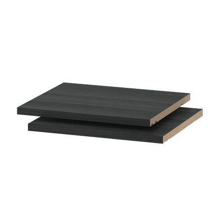 Полка, под дерево черный, 40x37 см IKEA UTRUSTA УТРУСТА 502.129.76