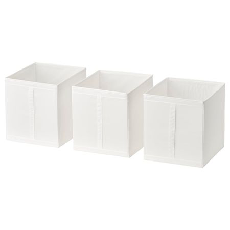 Коробка, белый 31x34x33 см IKEA SKUBB СКУББ 003.750.65