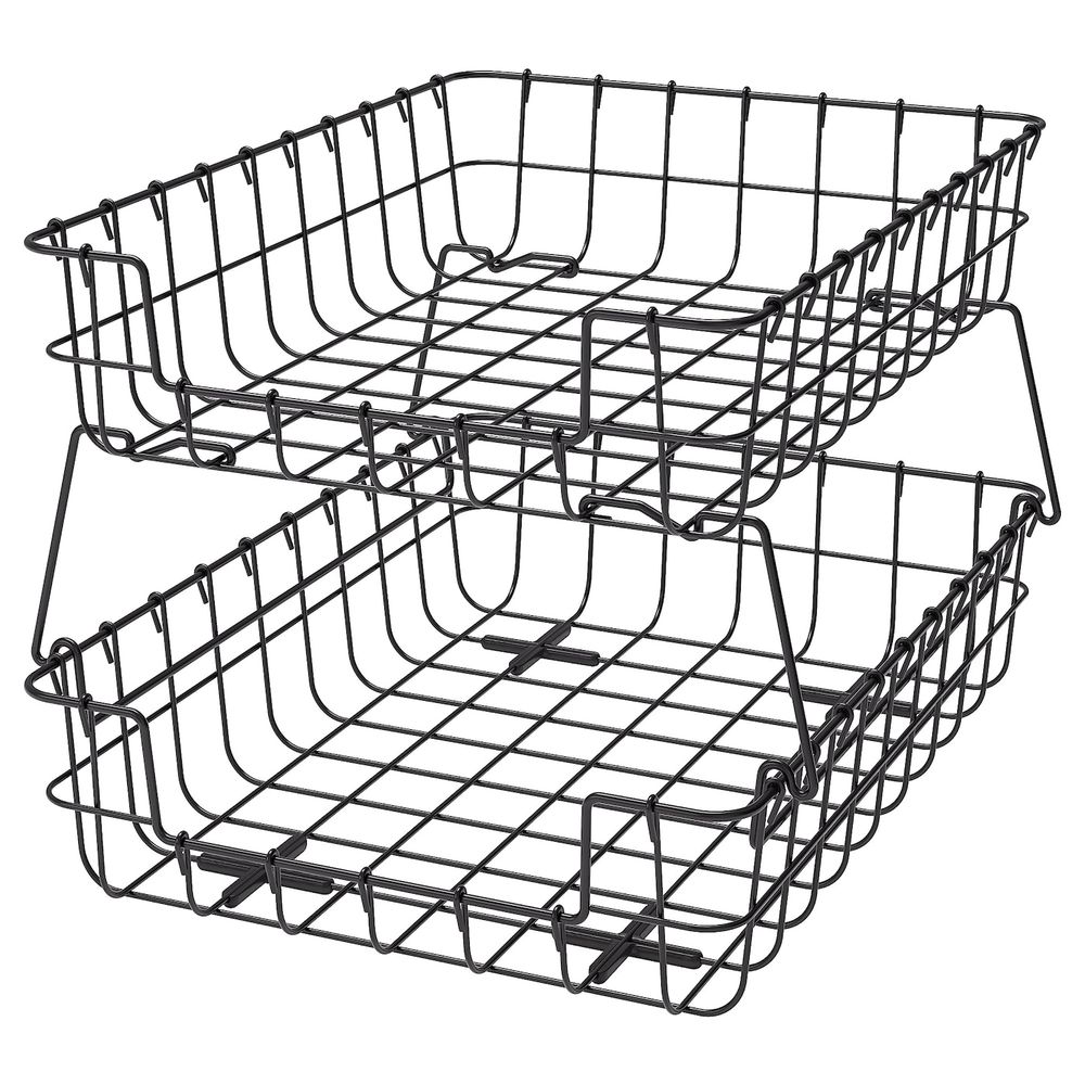 Лоток для корреспонденции, черный IKEA PLEJA ПЛЕЙА 303.643.05 - фото 1