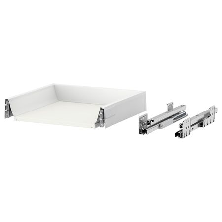 Ящик, низкий, белый 40x37 см IKEA MAXIMERA МАКСИМЕРА 603.680.95