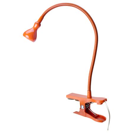Лампа с зажимом, светодиодная ЯНШО, оранжевый