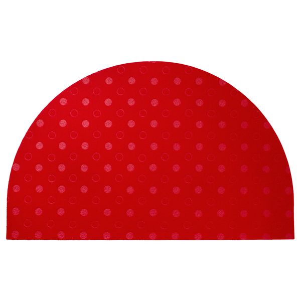 Придверный коврик ТВИС, полумесяц, красный (50x80 см) - фото 1