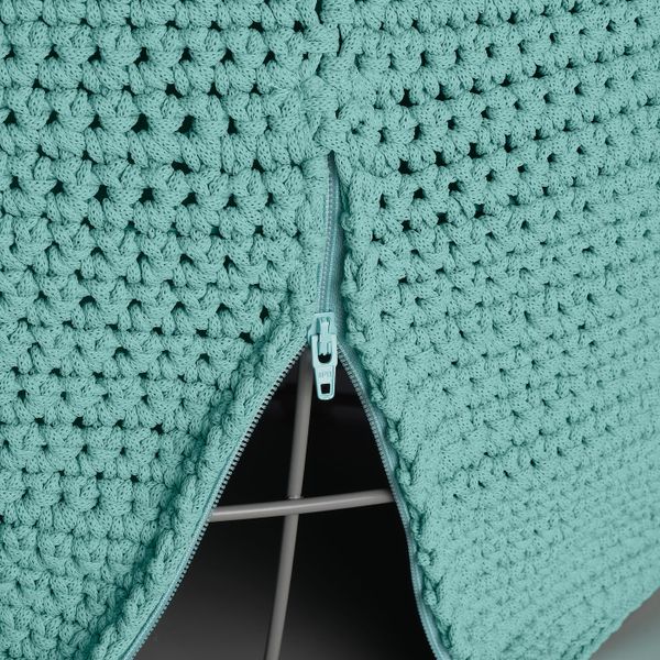 Пуф для дома/сада, светлая бирюза 48 см IKEA OTTERÖN ОТТЕРЁН / INNERSKÄR ИННЕРСКЭР 093.048.51 - схема-чертеж с размерами