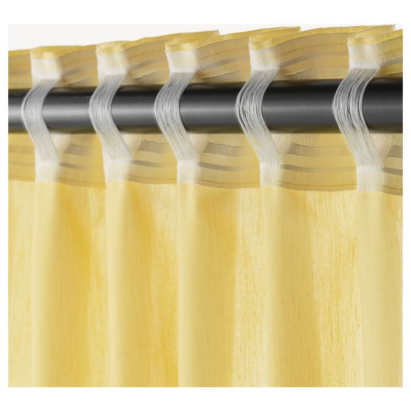 Гардины, 1 пара ВИВАН, желтый (145x300 см) - фото 2