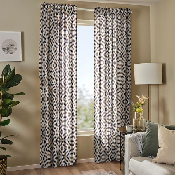 Гардины, 2 шт., разноцветный, 145x300 см IKEA ÄNGSKOVALL 505.785.22 - фото 3