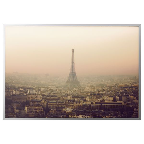 Картина с рамой БЬЁРКСТА, Мечта, цвет алюминия (200x140 см) - фото 1