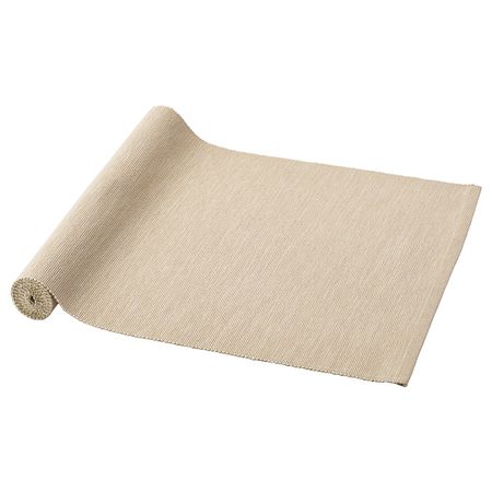 Дорожка настольная, бежевый 35x130 см IKEA MÄRIT МЭРИТ 003.724.44