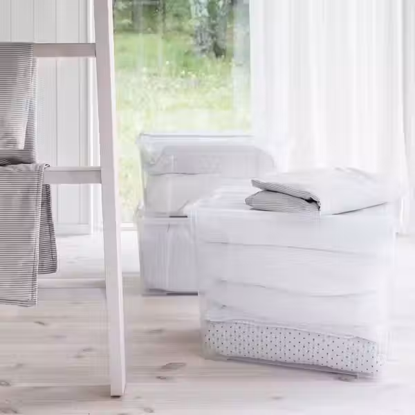 SAMLA Контейнер с крышкой - прозрачный 57x39x42 см/65 л - фото 3