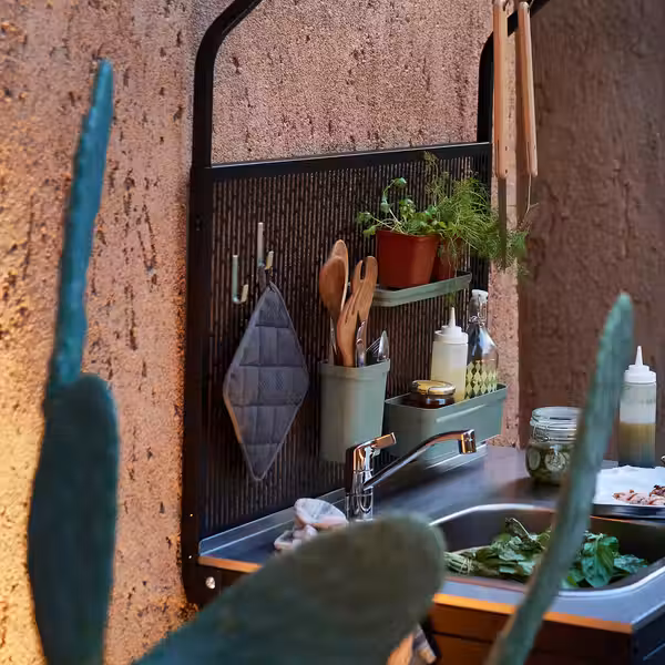 RINNIG Прихватка - серый 21x21 см - фото 4