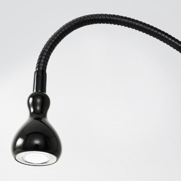 JANSJÖ Светодиодная USB лампа - чёрный 38 см - схема-чертеж с размерами