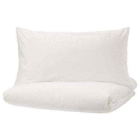 Пододеяльник и 1 наволочка, белый 150x200/50x70 см IKEA ФЭРГМОРА 803.894.93