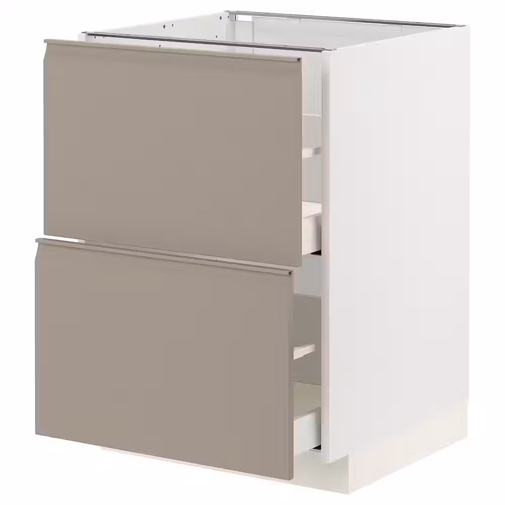 METOD / MAXIMERA Напольный шкаф 2фасада/2выс ящика - фото 1