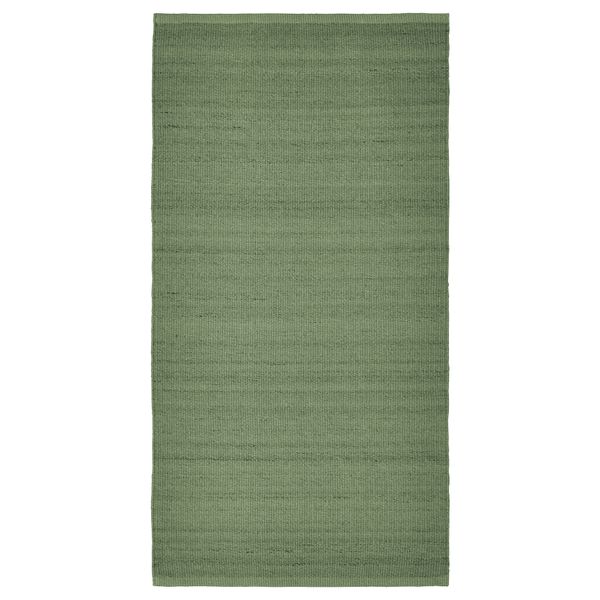Ковер, безворсовый, зеленый, 80x150 см IKEA TIDTABELL 405.693.87 - фото 2