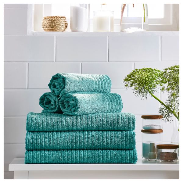 Банное полотенце ВОГШЁН, бирюзовый - фото 4