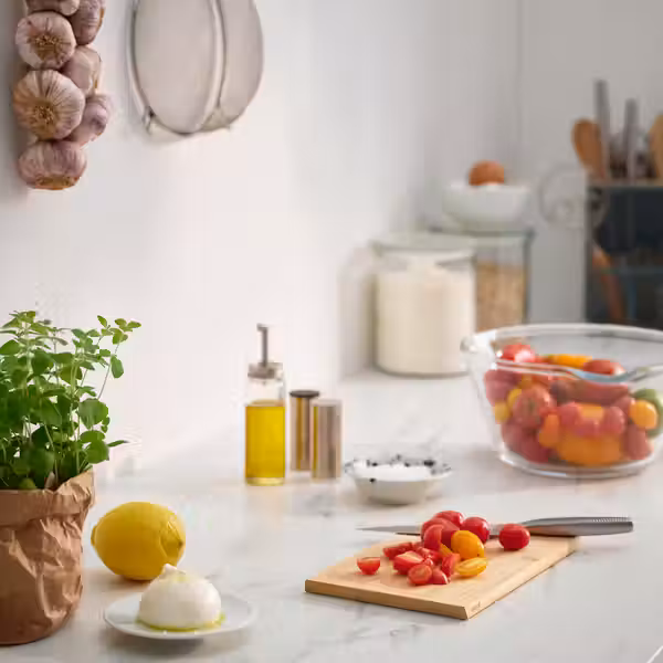 APTITLIG Доска разделочная - бамбук 24x15 см - схема-чертеж с размерами