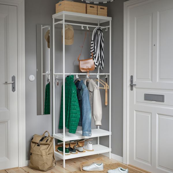 HÖSVANS ХЁСВАНС Рожок для обуви - бамбук 40.0 см - схема-чертеж с размерами