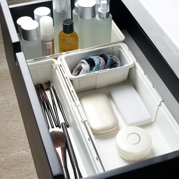 KACKLA Раздвижная коробка - белый 25-38x19 см - фото 6